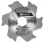 Диск для ламельного фрезера 100х22х4 мм, 6 зуб Einhell Milling blade 100x22x4,0mm 6T. (49758941)