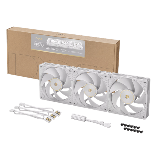 Вентилятор для корпуса ASUS PROART PF120 FAN PWM WHITE 3IN1 120x120x28 PF120-1/WT/3 IN 1//