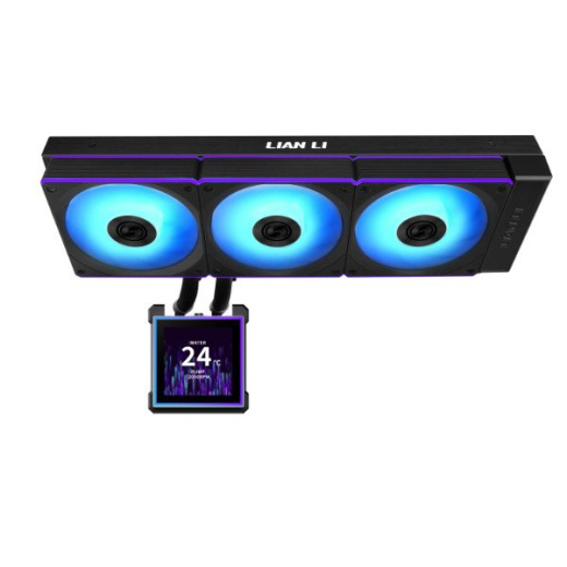 Водяное охлаждение для CPU Lian Li HydroShift II LCD-S 360TL 3x120mm Black G89.GHS2LCDS36TFB.00