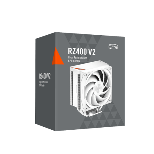 Вентилятор для процессора PCCooler RZ400 V2 WH TDP 245W 4-pin 1851/1700/1200/115X/AM4/AM5 Белый