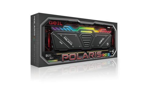Оперативная память 32GB Kit (2x16GB) GEIL Polaris RGB 5600Mhz DDR5 UDIMM CL38 GOSG532GB5600C38ADC