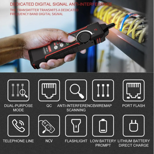 Тестер сетевого кабеля NF-802