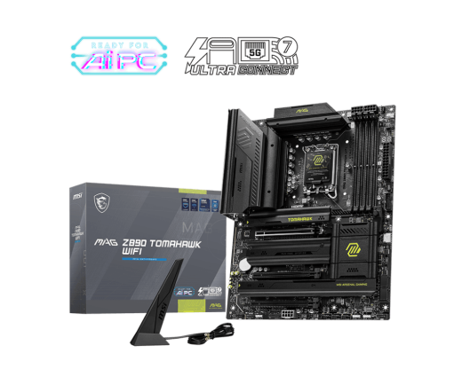 Материнская плата MSI MAG Z890 TOMAHAWK WIFI LGA1851 4xDDR5 6xSATA3 RAID 4M.2 HDMI DP ATX