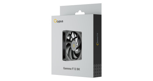 Вентилятор для корпуса Ocypus Gamma F12 BK 1x(120x120x25mm) 1300RPM 44.5CFM Черный