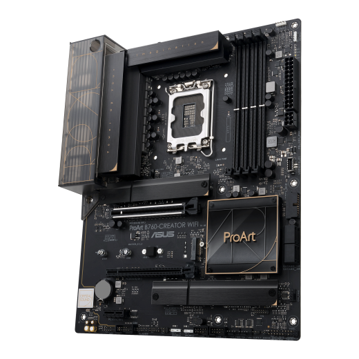 Материнская плата ASUS PROART B760-CREATOR WIFI LGA1700 4xDDR5 4xSATA3 3xM.2 RAID HDMI DP ATX