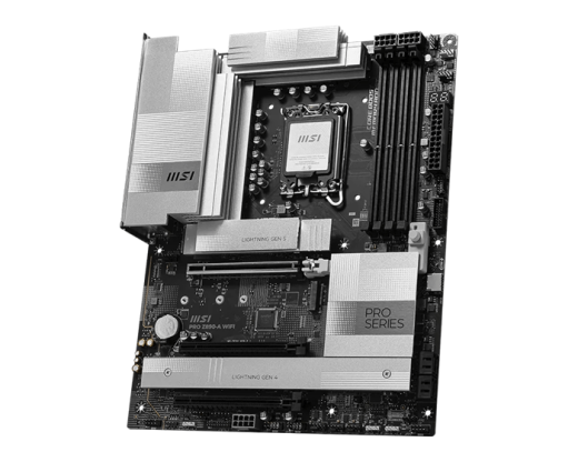 Материнская плата MSI PRO Z890-A WIFI LGA1851 4xDDR5 4xSATA3 RAID 4M.2 1xHDMI 2xType-C DP ATX