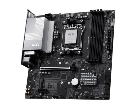 Материнская плата MSI PRO B840M-P WIFI6E AM5 4xDDR5 4xSATA3 RAID 2xM.2 HDMI Type-C mATX
