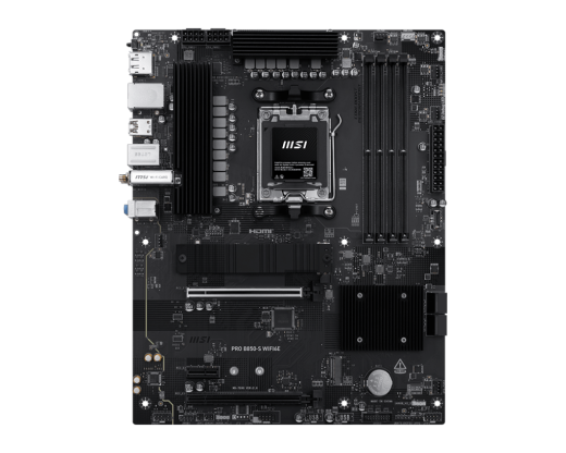 Материнская плата MSI PRO B850-S WIFI6E AM5 4xDDR5 4xSATA RAID 2xM.2 HDMI DP Type-C ATX