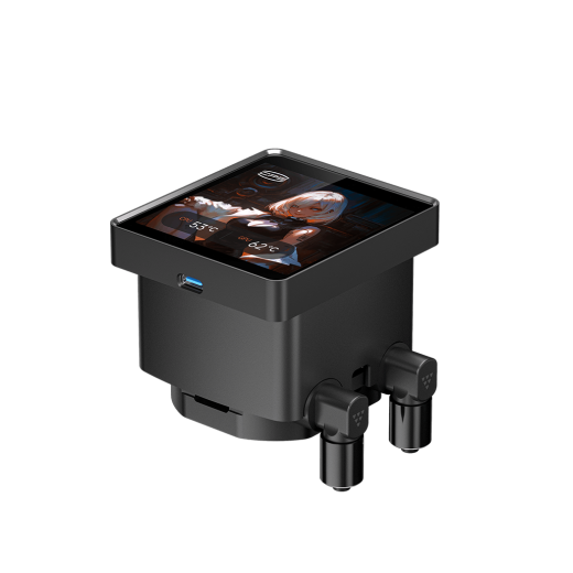 Водяное охлаждение для CPU PCCooler DT360 ARGB Display BK 115X/1200/1700/1851/AM4/AM5 Черный