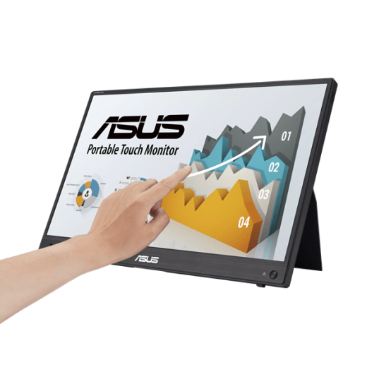 Монитор 15.6" ASUS ZenScreen Touch MB16AMTR IPS 1920x1080 60Hz 4ms 250cd/m2 700:1 2xUSB-C 1xMiniHDMI