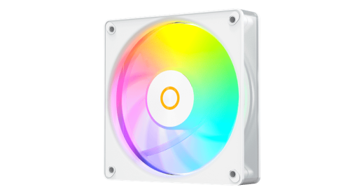 Вентилятор для корпуса Ocypus Gamma F12 Elite WH ARGB REVERSE BLADE 1x(120x120x25mm) Белый