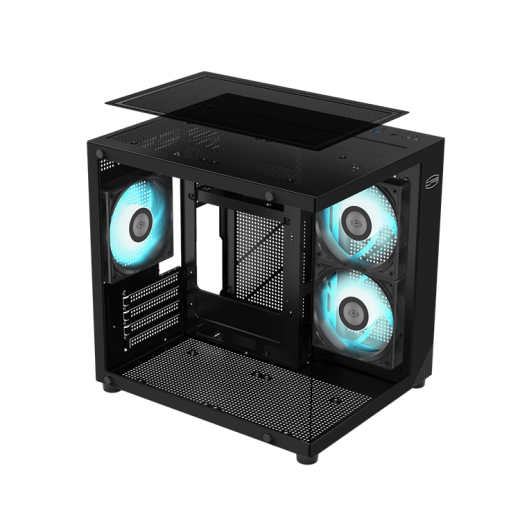 Корпус PCCooler C3T300 3AB BK M-ATX/ITX 1xUSB3.0 1xUSB2.0 1xAudioOut/Mic Black