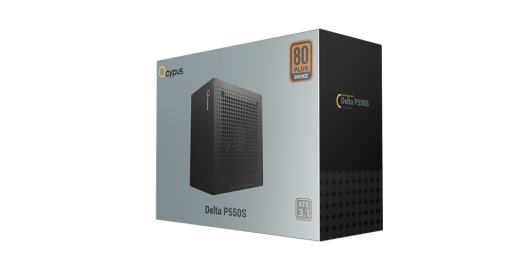 Блок питания Ocypus Delta P550S 550W Non modular, 80+Bronze, КПД 87% Черный,Delta-P550S-BDFBK025X-EU