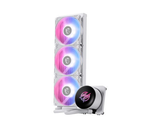 Водяное охлаждение для CPU MSI MPG CORELIQUID P13 360, 1700/1851/AM4/AM5, ARGB, Fan 3x120mm, Белый
