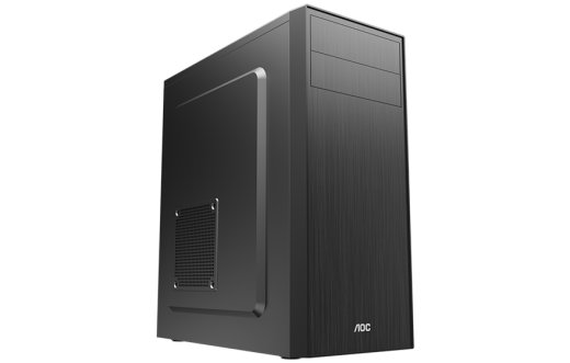 Корпус AOC CB114B ATX/M-ATX/ITX 2xUSB2.0 1xUSB3.0 1xAudio 1xMic Черный AOC-CB114-BEV1B-G