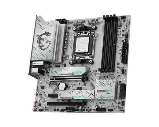 Материнская плата MSI B850M GAMING PLUS WIFI AM5 4xDDR5 4xSATA3 RAID 3xM.2 HDMI DP 2xType-C(DP) mATX