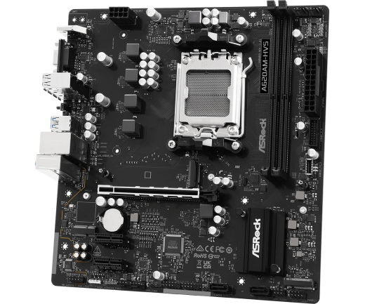 Материнская плата ASRock A620AM-HVS AM5 2xDDR5 2xSATA3 RAID 2xM.2 D-Sub HDMI mATX