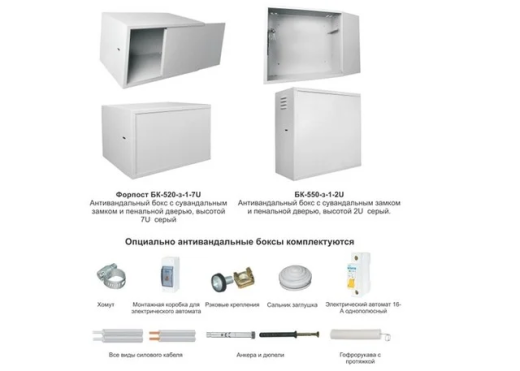 Шкаф антивандальный FORT-520-7U