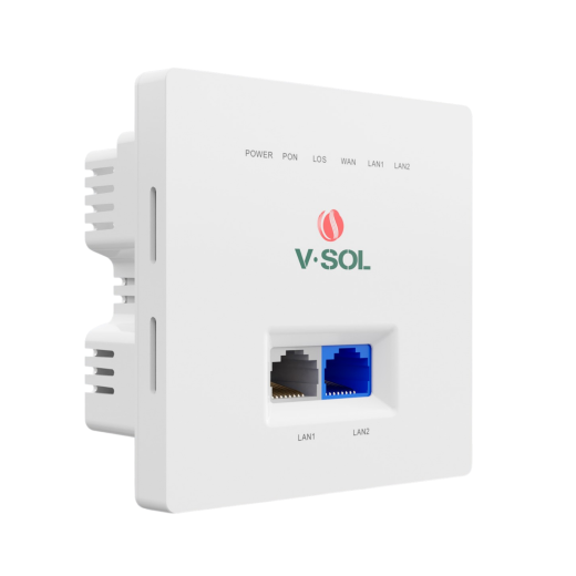 V-SOL V2802PH — Встраиваемый XPON ONT-терминал в подрозетник type 86 (1× 2.5GE, 1× GE, SC/UPC, AC 220V)