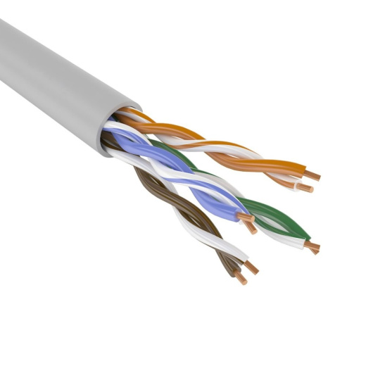 Кабель сетевой COMTEQ UTP ССА cat 5e. 4*2*0,50mm ПВХ 305м/упак для внутр прокл