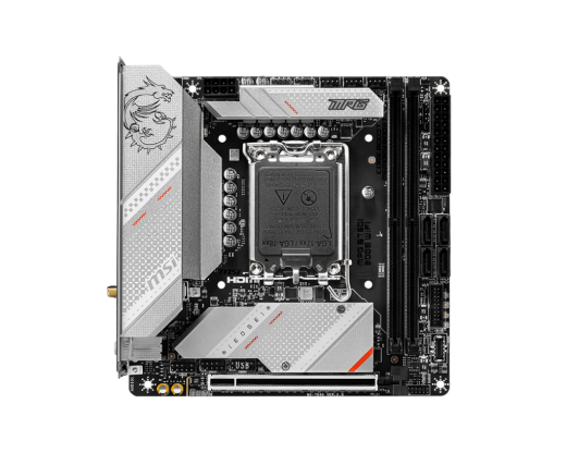 Материнская плата MSI MPG B760I EDGE WIFI LGA1700 2xDDR5 4xSATA3 2xM.2 HDMI DP M-ITX