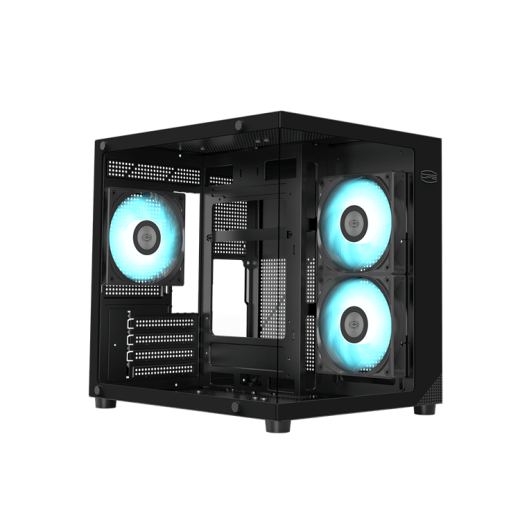 Корпус PCCooler C3T300 3AB BK M-ATX/ITX 1xUSB3.0 1xUSB2.0 1xAudioOut/Mic Black