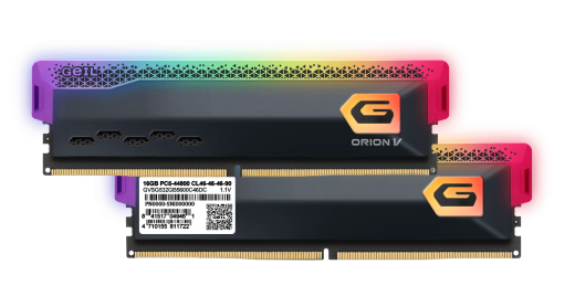 Оперативная память 64GB Kit (2x32GB) GEIL Orion V RGB 5600Mhz DDR5 CL38 GVSG564GB5600C38ADC Grey