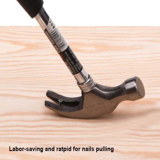 Молоток-гвоздодер 275мм, 250гр.  Арт.590210