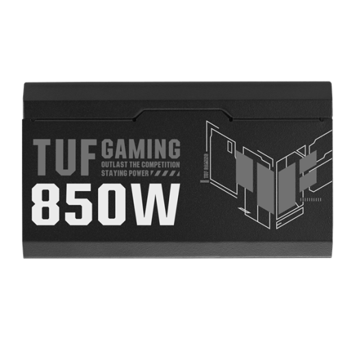 Блок питания ASUS  850W, TUF Gaming 850W Gold, Full Modular, 80+ GOLD, КПД 92%, TUF-GAMING-850G