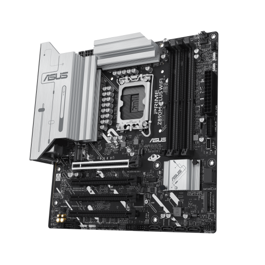 Материнская плата ASUS PRIME Z890M-PLUS WIFI, LGA1851 4xDDR5 6xSATA3 3xM.2 HDMI DP USB-C mATX