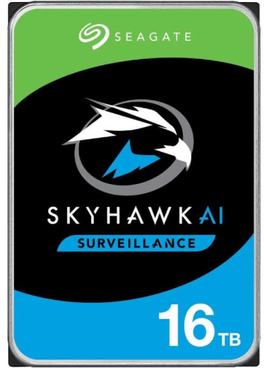 Жесткий диск для видеонаблюдения 16Tb Seagate SkyHawk AI 512Mb SATA3 3.5" ST16000VE004