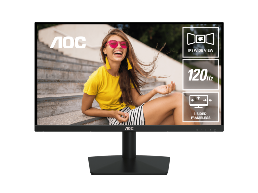Монитор 23,8" AOC 24B15H3/01 IPS 1920x1080 120Hz 1ms 250 cd/m 1300:1 HDMI VGA Черный