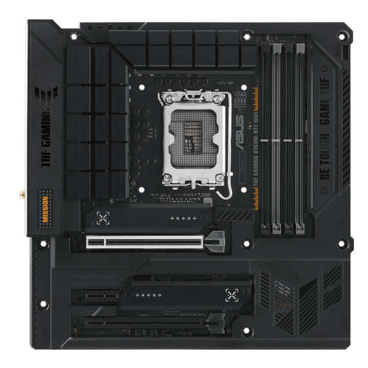 Материнская плата ASUS TUF GAMING B760M-BTF WIFI, LGA1700 4xDDR5 4xSATA3 3xM.2 RAID HDMI DP mATX
