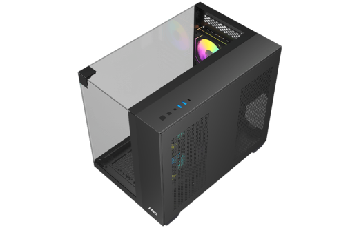 Корпус AOC CG399MB 3F M-ATX/ITX 2xUSB3.0 1xType-C 1xAudio/Mic Черный AOC-CG399M-BF3V1R0T3-G