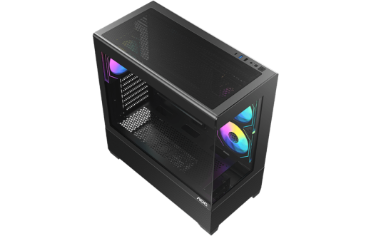 Корпус AOC CG393B 3F ATX/M-ATX/ITX 2xUSB(2.0/3.0) 1xType-C 1xAudio/Mic Черный AOC-CG393-BF3V1R0UD-G
