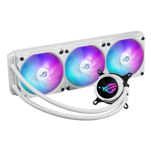 Водяное охлаждение CPU Asus ROG STRIX LC III 360 ARGB 120mm Liquid CPU Cooler, 3 x12cm, ARGB, White