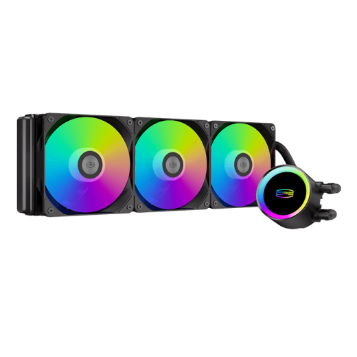 Водяное охлаждение для CPU PCCooler DA360 MAX ARGB BK TDP 300W 115X/1200/1700/1851/AM4/AM5 Черный