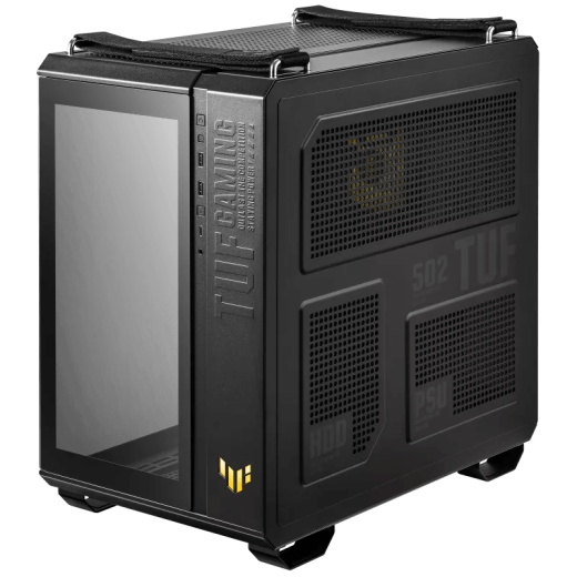 Корпус ASUS TUF Gaming GT502 PLUS TG ARGB BLACK ATX/mATX/mITX GT502 PLUS/BLK/TG//