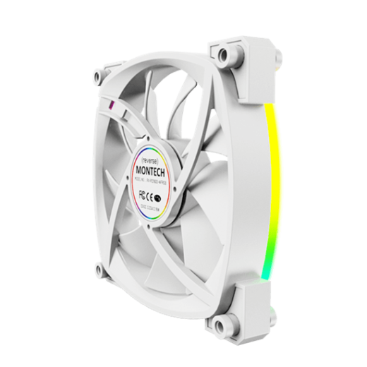 Вентилятор для корпуса Montech RX120 3 in 1 Pack (W) 3x(120x120x25mm)/800-1600RPM/59CFM/Rever Белый