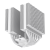Вентилятор для процессора PCCooler RT720 TC ARGB WH TDP 270W 4-pin PWM Intel/AMD Белый