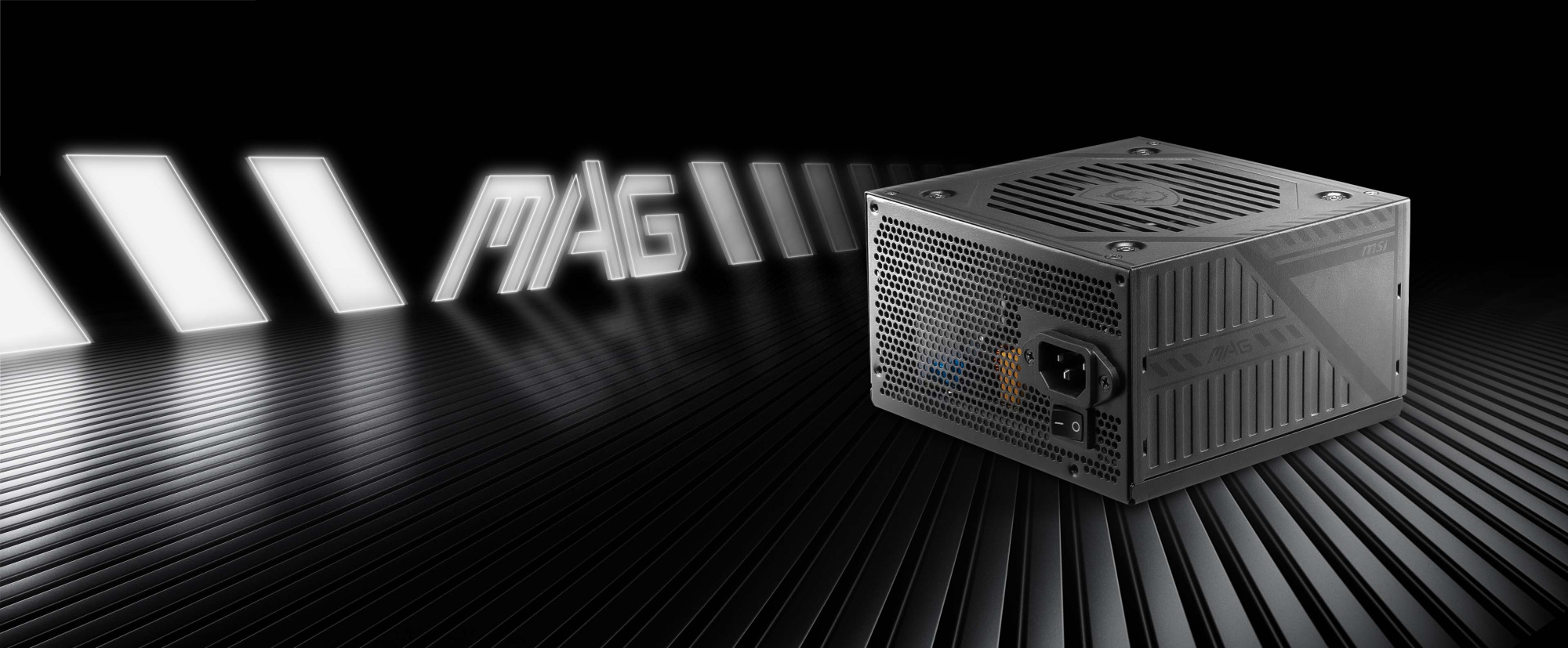 Блок питания MSI MAG A600DN, 600W, Active PFC, White (Up to 80%) MAG A600DN
