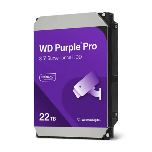 Жесткий диск для видеонаблюдения HDD 22Tb Western Digital Purple Pro SATA 512Mb 3,5" WD221PURP